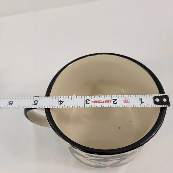 Stackable Soup Mugs - Stoneware Vegetable Soup Stew Chili 16 Oz Mugs – Set of 2 - Picture 12 of 16